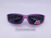 Polarized Square Pearl Fit Overs in Six Colors Fit Over Sunglasses Purple 