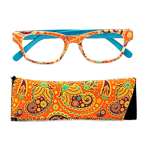  Poppin Cover Photo Orange and Blue reading Glasses