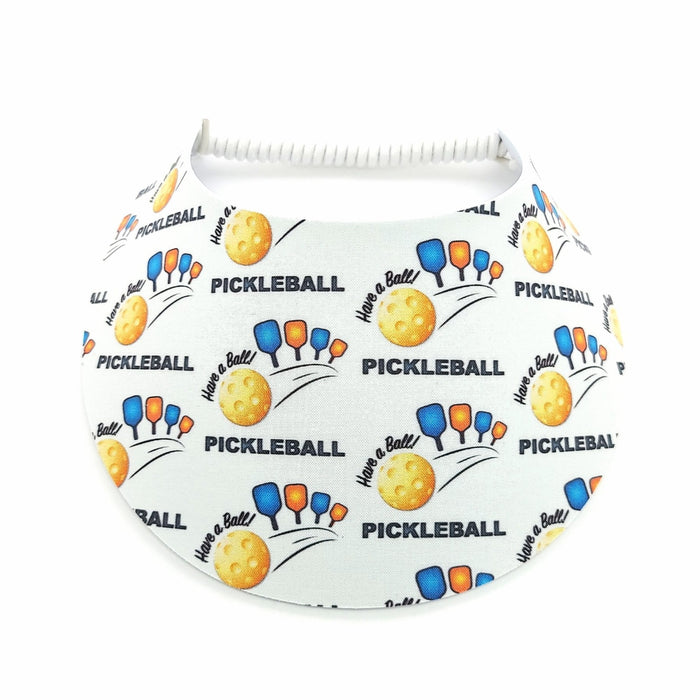 Premium Pickleball Patterns Foam Sun Visor Foam Visors Have A Ball Medium 