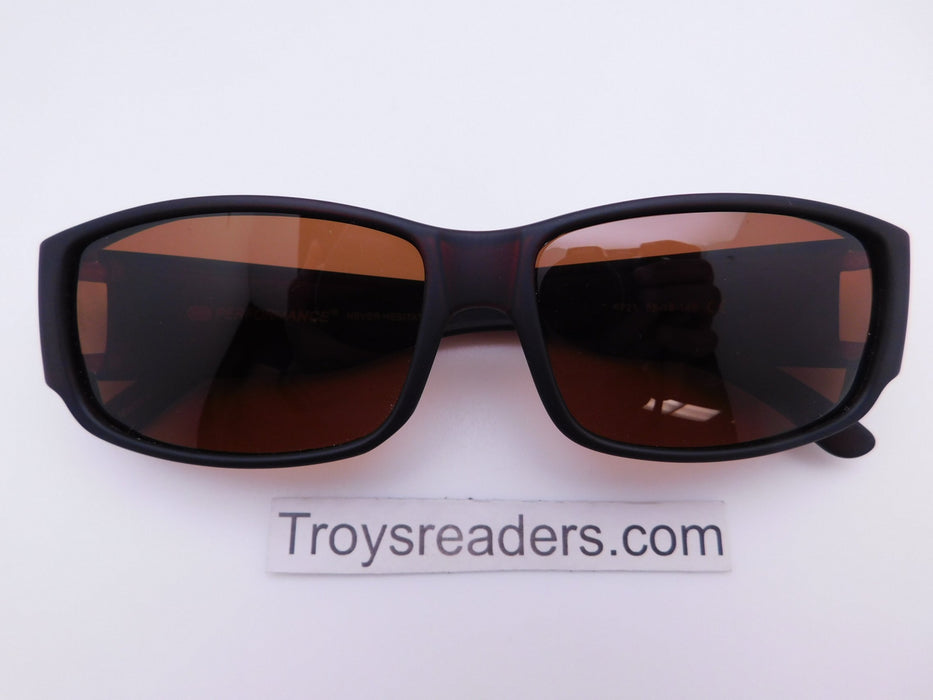 NYS Polarized Premium Small Frame Fit Overs in Three Colors Fit Over Sunglasses Brown Amber 