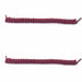 Replacement Curly Coil No Tie Shoe Lace Band For Foam Sun Visors Curly cords Burgundy Pair 
