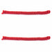 Replacement Curly Coil No Tie Shoe Lace Band For Foam Sun Visors Curly cords Flat Red Pair 