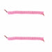 Replacement Curly Coil No Tie Shoe Lace Band For Foam Sun Visors Curly cords Pink Pair 