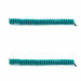 Replacement Curly Coil No Tie Shoe Lace Band For Foam Sun Visors Curly cords Teal Pair 