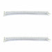 Replacement Curly Coil No Tie Shoe Lace Band For Foam Sun Visors Curly cords White Pair 