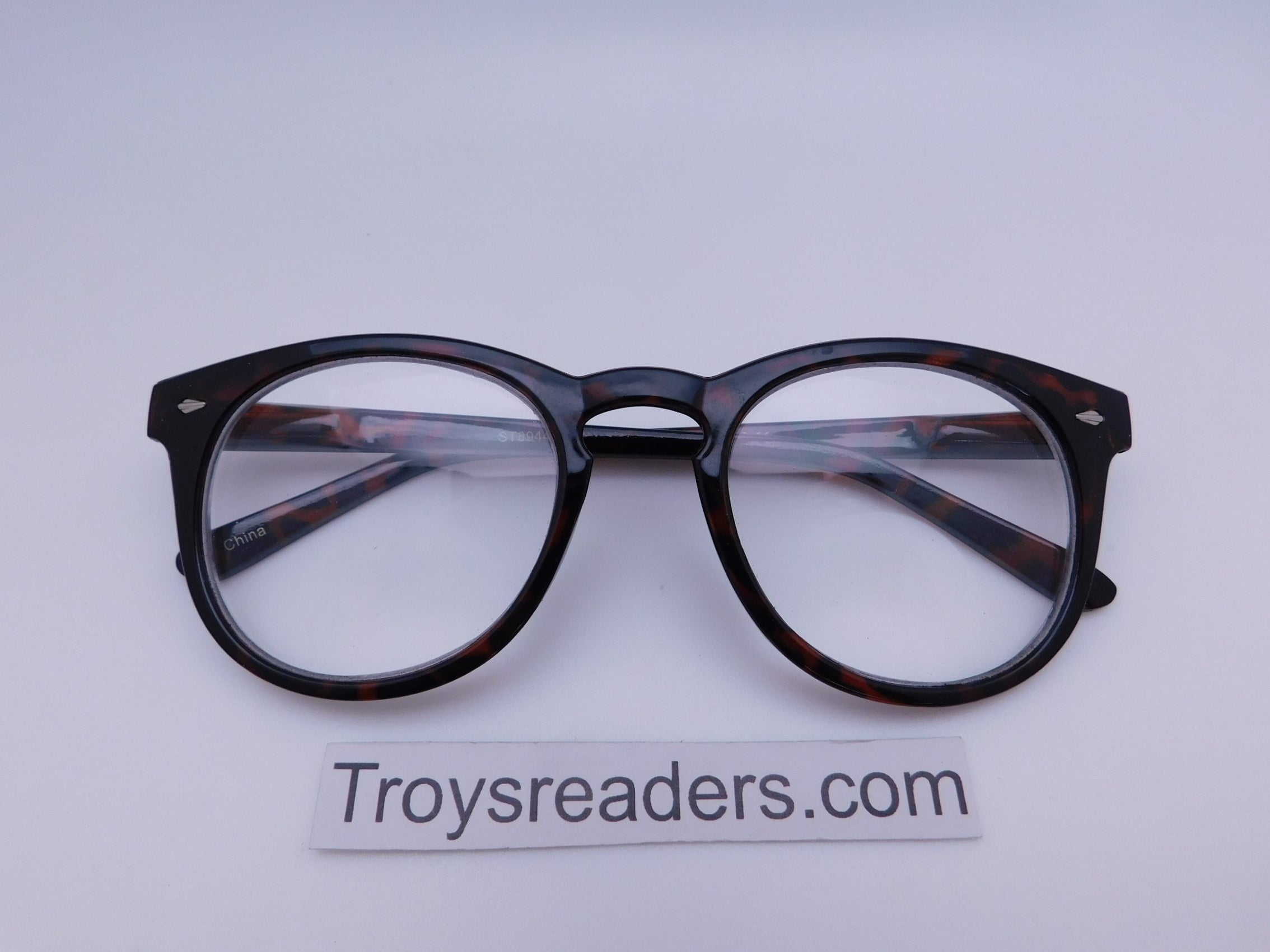 Retro Wayfarer Clear Bifocal Reading Glasses in Three Colors — Troy's