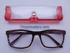 Rhinestone Chic Readers In Four Colors Reader with Display Red +1.50 