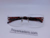 Rimless Clear Bifocal Reading Glasses in Two Colors Clear Bi-focal Tortoise +1.00 
