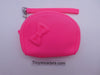 Silicone Zipper Purse in Two Colors Coin Purse Pink 