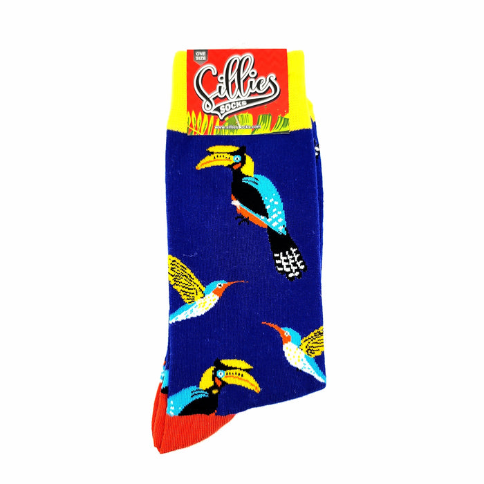 Sillies Socks Birds One Size Fits Most Socks 