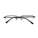 Simple Aesthetic Half Frame Metal Reading Glasses Reader with Display 