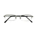 Simple Aesthetic Half Frame Metal Reading Glasses Reader with Display 