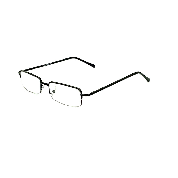 Simple Aesthetic Half Frame Metal Reading Glasses Reader with Display 