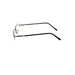 Simple Aesthetic Half Frame Metal Reading Glasses Reader with Display 