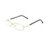 Simple Aesthetic Half Frame Metal Reading Glasses Reader with Display 