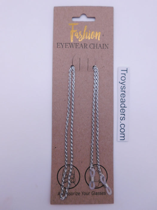 Simple Silver Chain Eyewear Holder Cords 