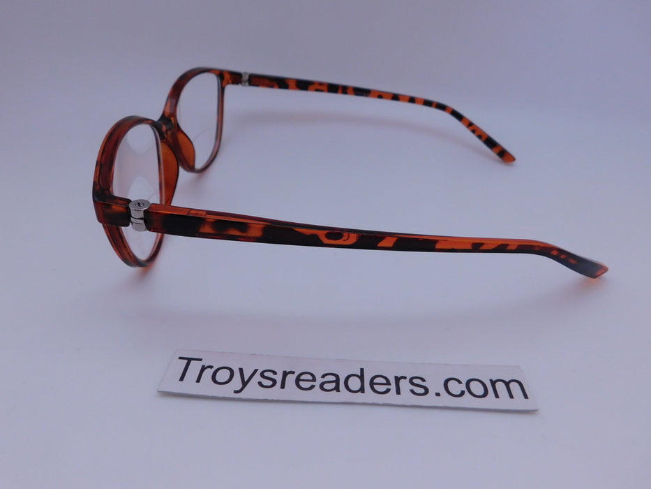 Slight Cateye Clear Bifocal Reading Glasses Clear Bi-focal 