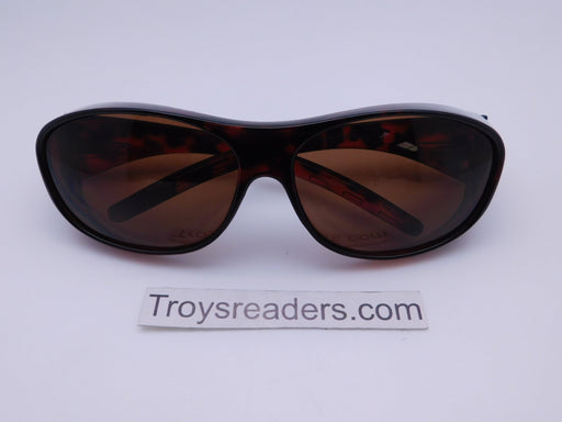 Small Fit-Overs in Tortoise with Amber Lens Fit Over Sunglasses 