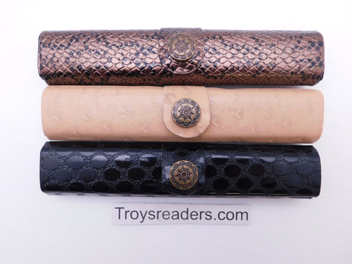 Small Button Hard Case in Three Designs Cases 