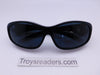 Small Polarized Fit-Overs in Black with Smoke Lens Fit Over Sunglasses 