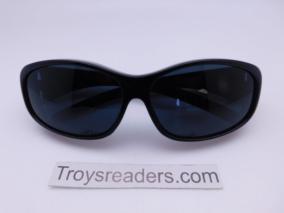 Small Polarized Fit-Overs in Black with Smoke Lens Fit Over Sunglasses 