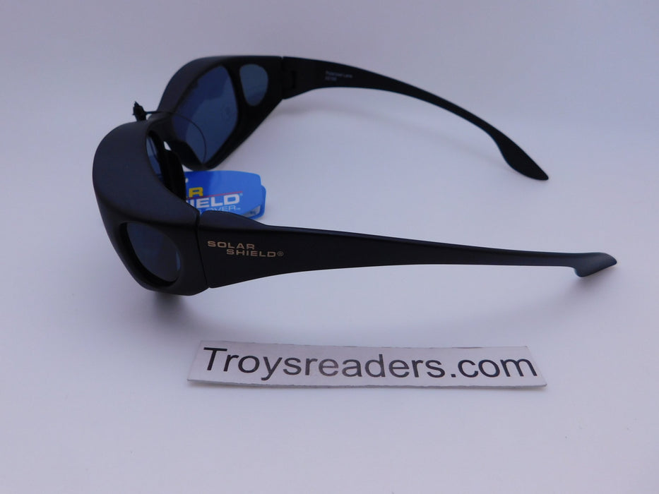 Small Solar Shield Polarized Fit Over In Black Fit Over Sunglasses 