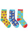 SockSmith Kids BFF (Best Foods Forever) 3-Pack Socks 