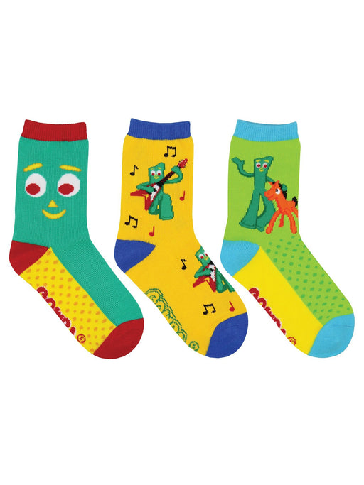 SockSmith Kids Gumby 3-Pack Socks 