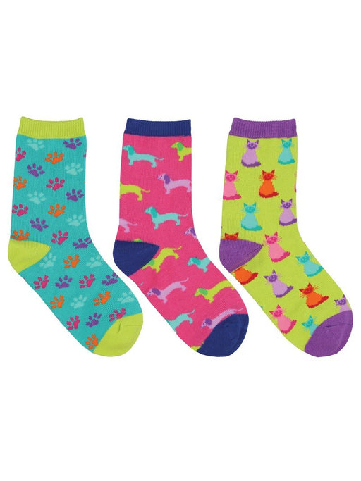 SockSmith Kids Paws And Claws 3-Pack Socks 