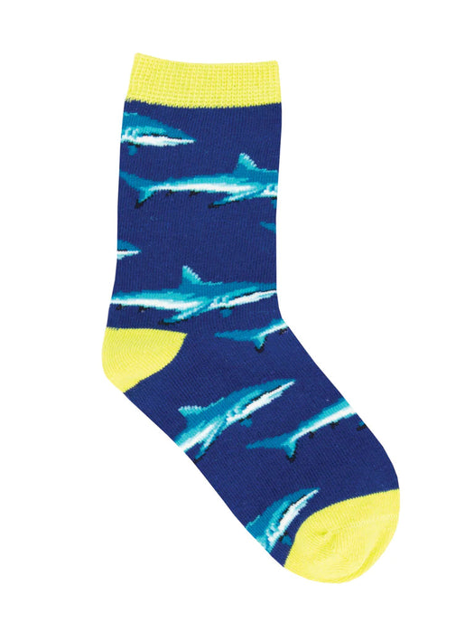 SockSmith Kids Shark School Navy Socks 
