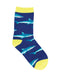 SockSmith Kids Shark School Navy Socks 