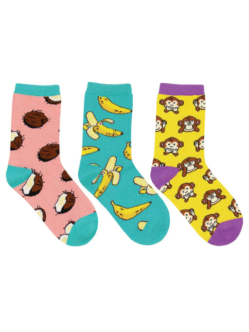 SockSmith Kids Spunky Monkey 3-Pack Socks 