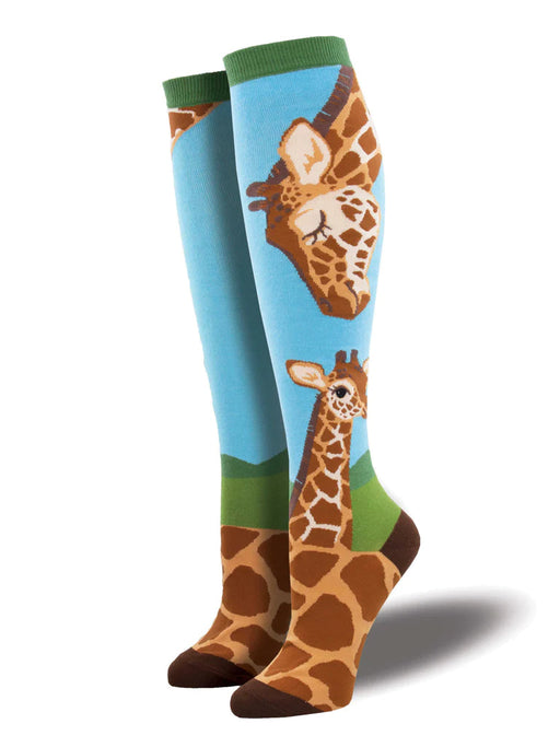 SockSmith Knee High Loving Giraffes Socks 