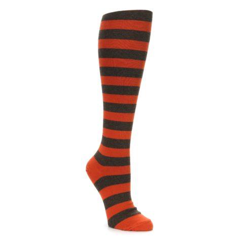 SockSmith Knee High Stripe Burnt Orange Socks 