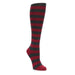 SockSmith Knee High Stripe Wine Socks 