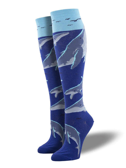 SockSmith Knee High Whale Watching Socks 