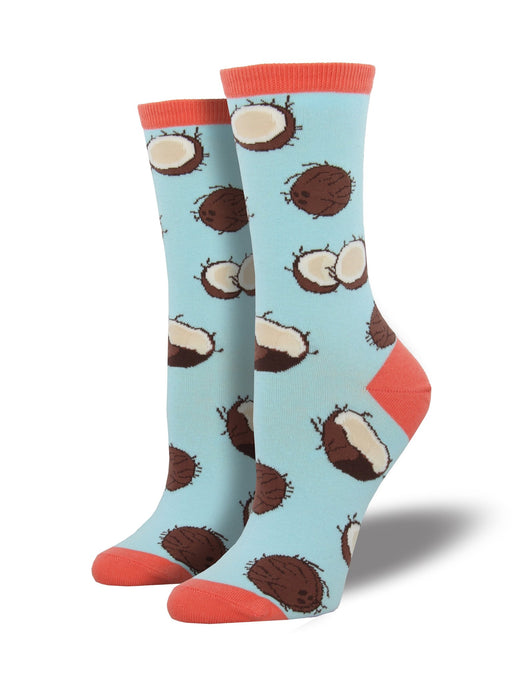 SockSmith Women Crew Coconutty Blue Socks 