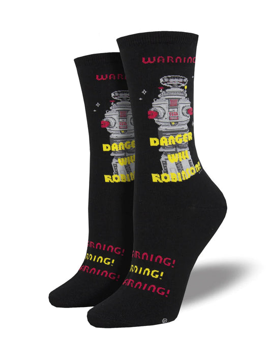 SockSmith Women Crew Danger Will Robinson Socks 