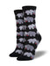 SockSmith Women Crew Elephant Love Socks 