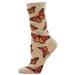 SockSmith Women Crew Social Butterfly Socks 