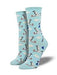 SockSmith Women Crew Special Delivery Blue Socks 