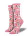 SockSmith Women Crew Special Delivery Pink Socks 