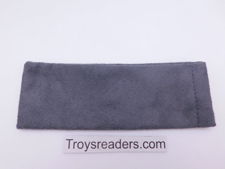 Solid Print Glasses Pouch in Eight Colors Cases Gray 