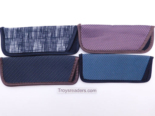 Square Pattern Neoprene Glasses Sleeve/Pouches in Four Designs Cases 