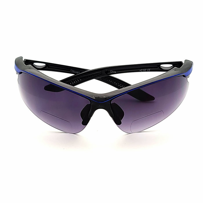 Stellar Sporty Half-rim Bifocal Reading Sunglasses Bifocal Reading Sunglasses 