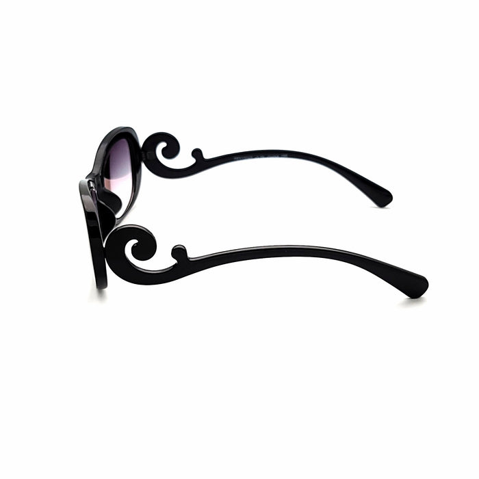 Stone Fox Ladies Swirl Temple Reading Sunglasses with Fully Magnified Lenses Fully Magnified Reading Sunglasses 