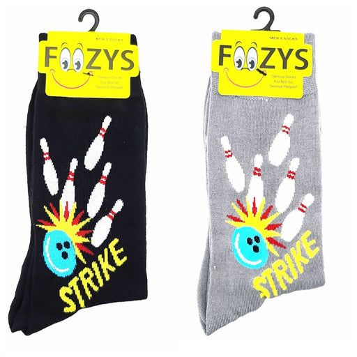 Strike! Bowling Socks Socks Foozys Unisex Crew Socks 