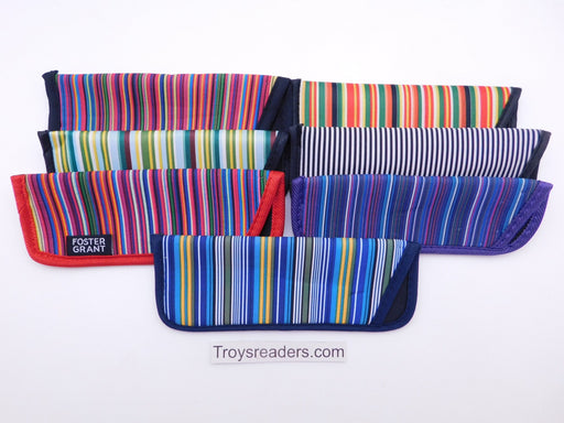 Striped Glasses Sleeve in Seven Designs Cases 