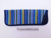 Striped Glasses Sleeve in Seven Designs Cases Blue and Yellow 