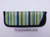 Striped Glasses Sleeve in Seven Designs Cases Yellow and Green 
